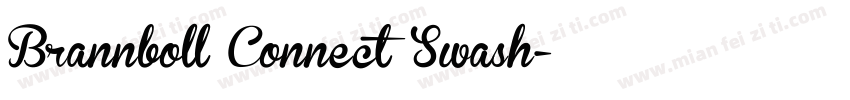 Brannboll Connect Swash字体转换